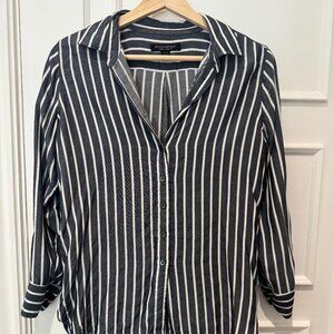 Banana Republic parker tunic relaxed fit shirt XS